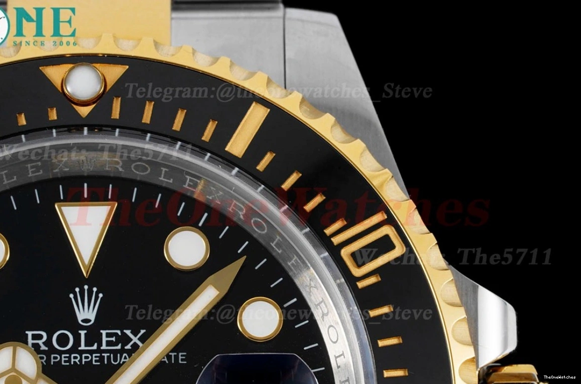 SeaDweller Black Dial 126603 SS VR3235 43mm YG APF 0319